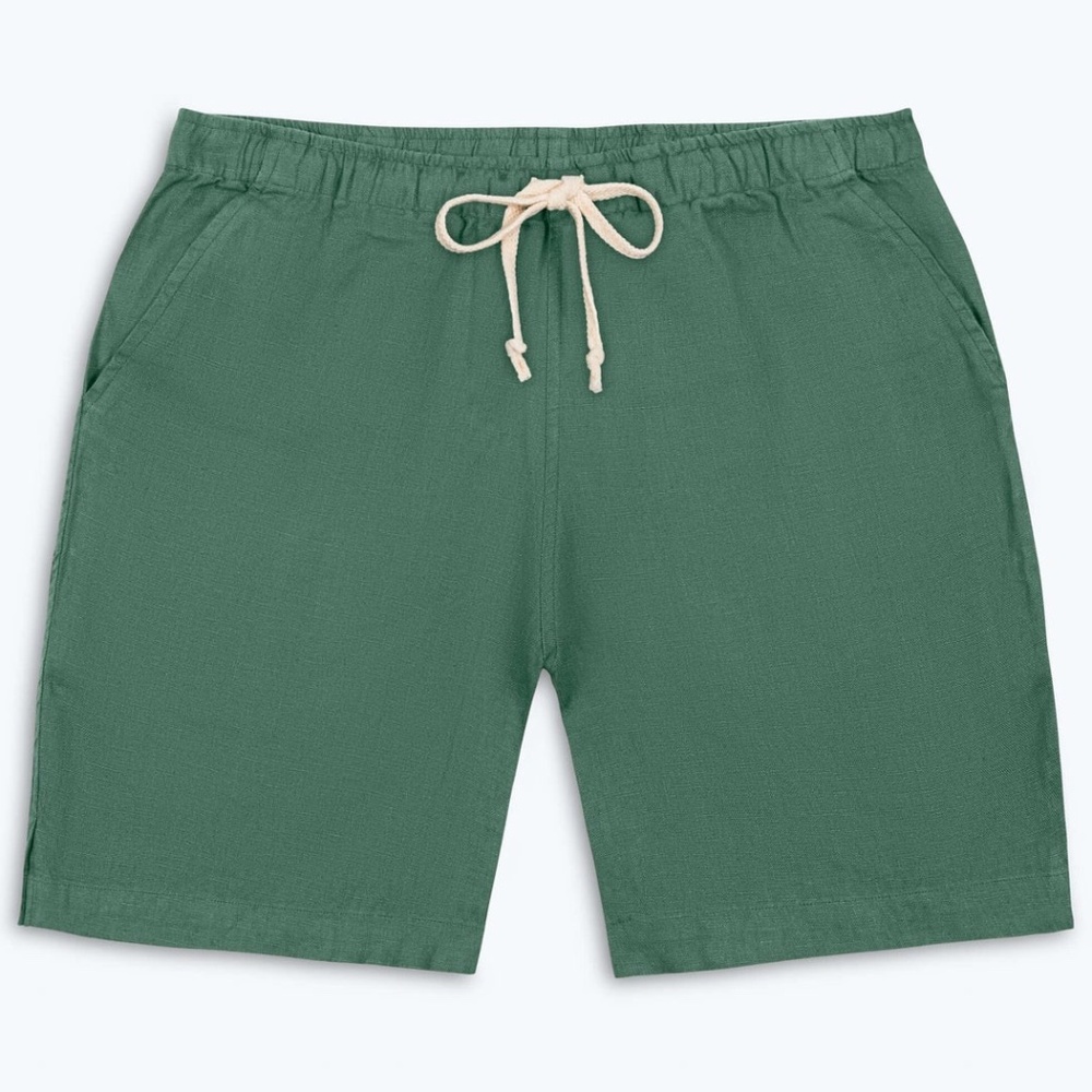 NWT: Alex Crane 100% Linen Bo Shorts